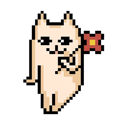 😏 Стикер «Pixel cat» для Telegram