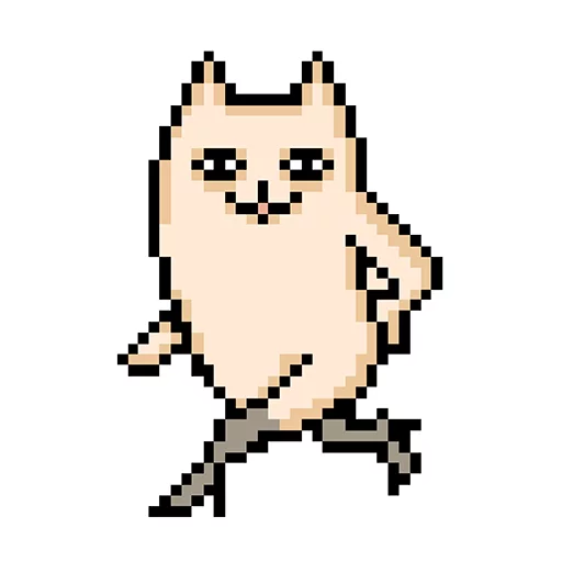 😉 Стикер «Pixel cat» для Telegram