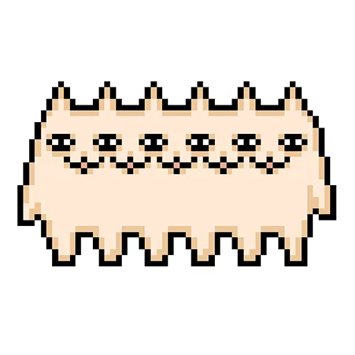 😨 Стикер «Pixel cat» для Telegram