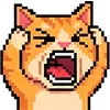 Стикер 32 Pixel Cat