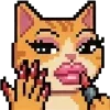 Стикер 25 Pixel Cat
