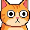 Стикер 47 Pixel Cat