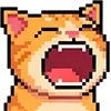 Стикер 15 Pixel Cat