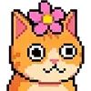 Стикер 56 Pixel Cat
