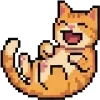Стикер 21 Pixel Cat
