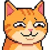 Стикер 50 Pixel Cat