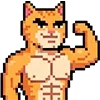 Стикер 5 Pixel Cat