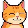 Стикер 4 Pixel Cat