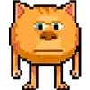 Стикер 23 Pixel Cat