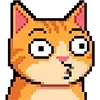 Стикер 43 Pixel Cat