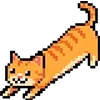 Стикер 59 Pixel Cat