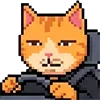 Стикер 27 Pixel Cat