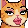 Стикер 26 Pixel Cat