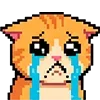 Стикер 44 Pixel Cat