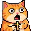 Стикер 36 Pixel Cat