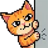 Стикер 60 Pixel Cat