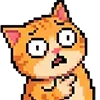 Стикер 39 Pixel Cat