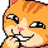 Стикер 9 Pixel Cat