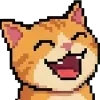 Стикер 22 Pixel Cat
