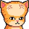 Стикер 18 Pixel Cat