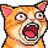 Стикер 35 Pixel Cat