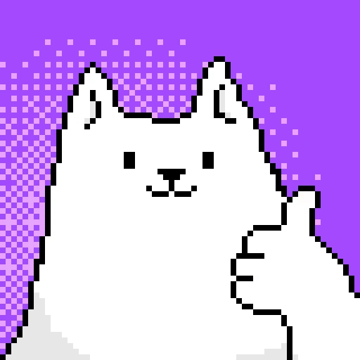 👍 Стикер «Pixel Cat» для Telegram