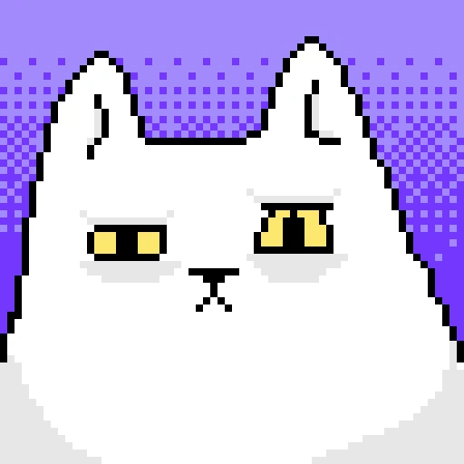😕 Стикер «Pixel Cat» для Telegram