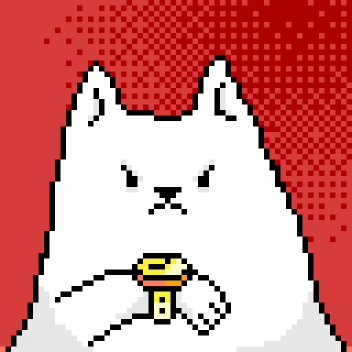 😡 Стикер «Pixel Cat» для Telegram