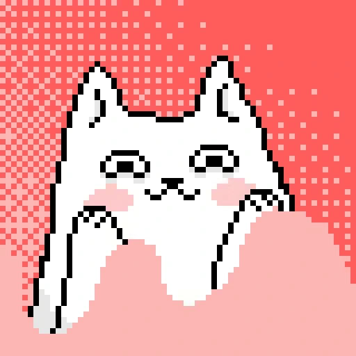 🥰 Стикер «Pixel Cat» для Telegram