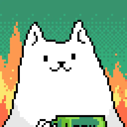 Стикерпак Pixel Cat для Telegram