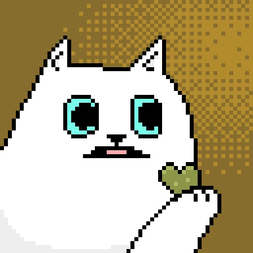 🤢 Стикер «Pixel Cat» для Telegram