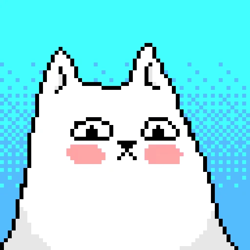 😳 Стикер «Pixel Cat» для Telegram