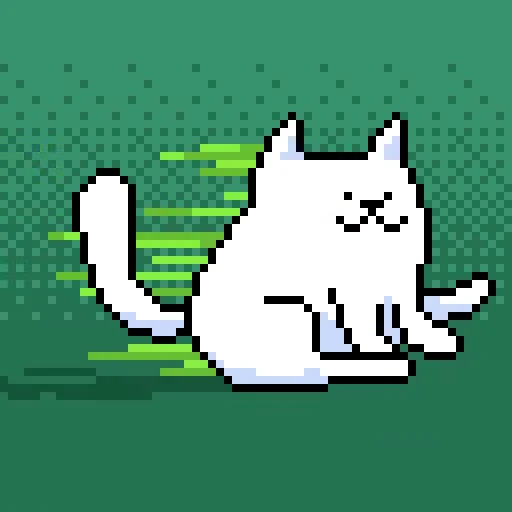 😠 Стикер «Pixel Cat» для Telegram
