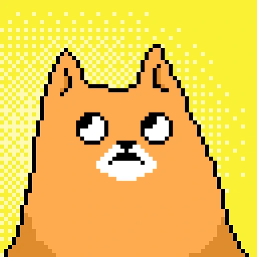 🙄 Стикер «Pixel Cat» для Telegram