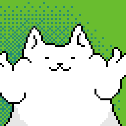 🤷‍♀️ Стикер «Pixel Cat» для Telegram