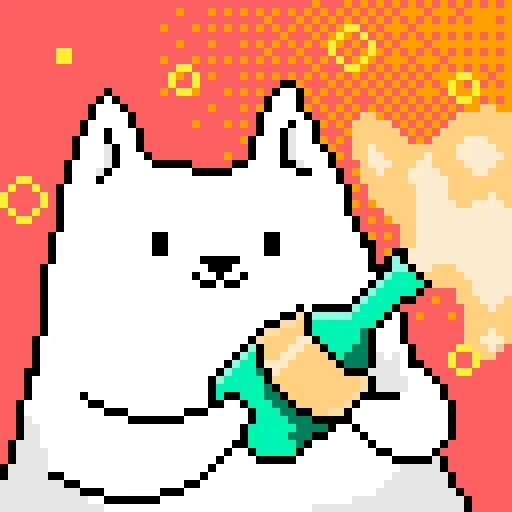 🎉 Стикер «Pixel Cat» для Telegram