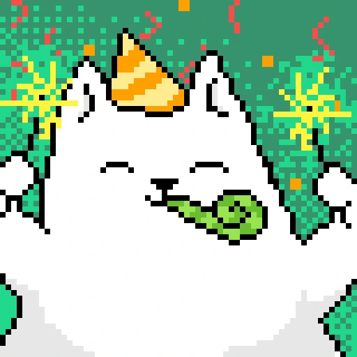 🎉 Стикер «Pixel Cat» для Telegram
