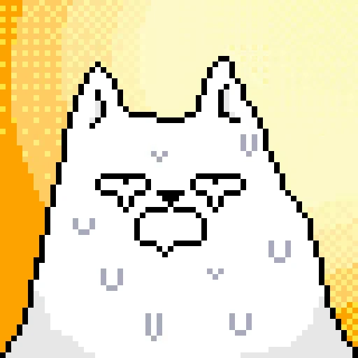 🌞 Стикер «Pixel Cat» для Telegram