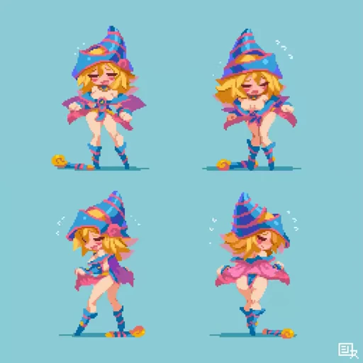 😍 Стикер «Pixel Chan» для Telegram