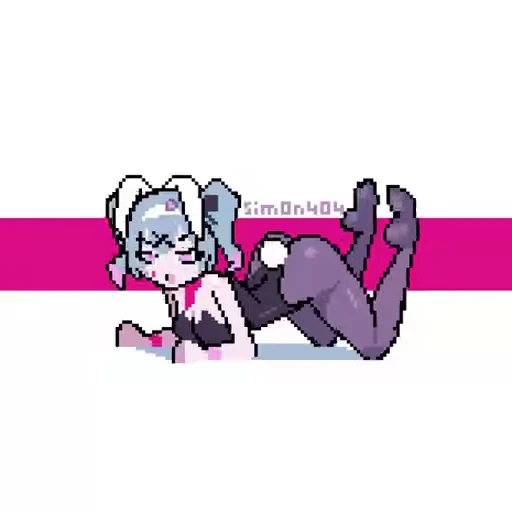 🐰 Стикер «Pixel Chan» для Telegram