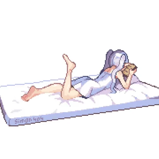 📕 Стикер «Pixel Chan» для Telegram