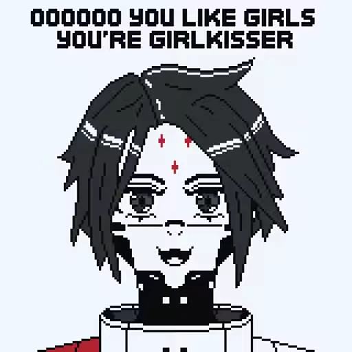 Стикерпак Pixel Chan для Telegram