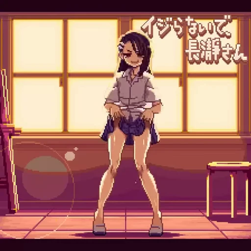 😝 Стикер «Pixel Chan» для Telegram