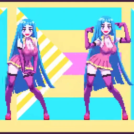 🕺 Стикер «Pixel Chan» для Telegram