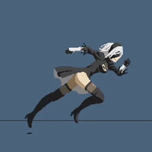 🏃‍♂️ Стикер «Pixel Chan» для Telegram