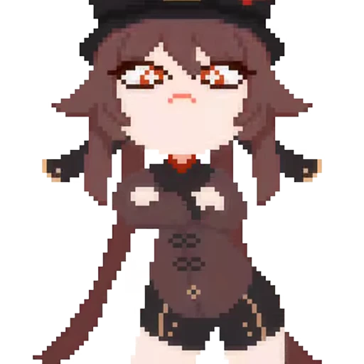 😤 Стикер «Pixel Chan» для Telegram