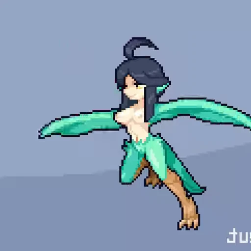 🕊 Стикер «Pixel Chan» для Telegram