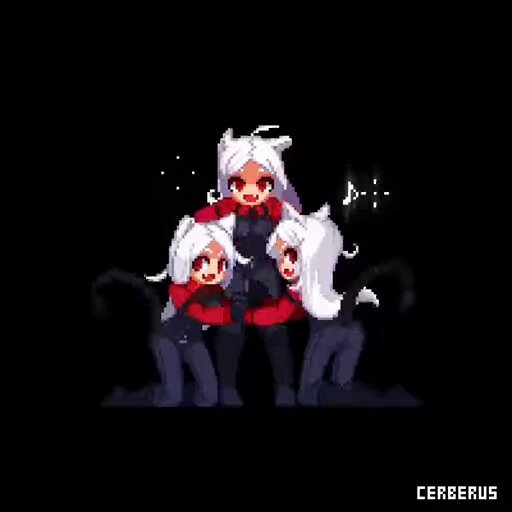 🥰 Стикер «Pixel Chan» для Telegram