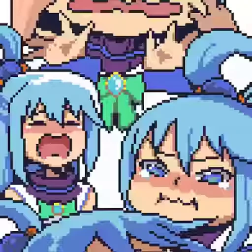 😩 Стикер «Pixel Chan» для Telegram