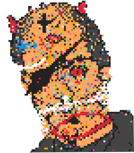 ☠ Стикер «Дуров Pixel Battle» для Telegram